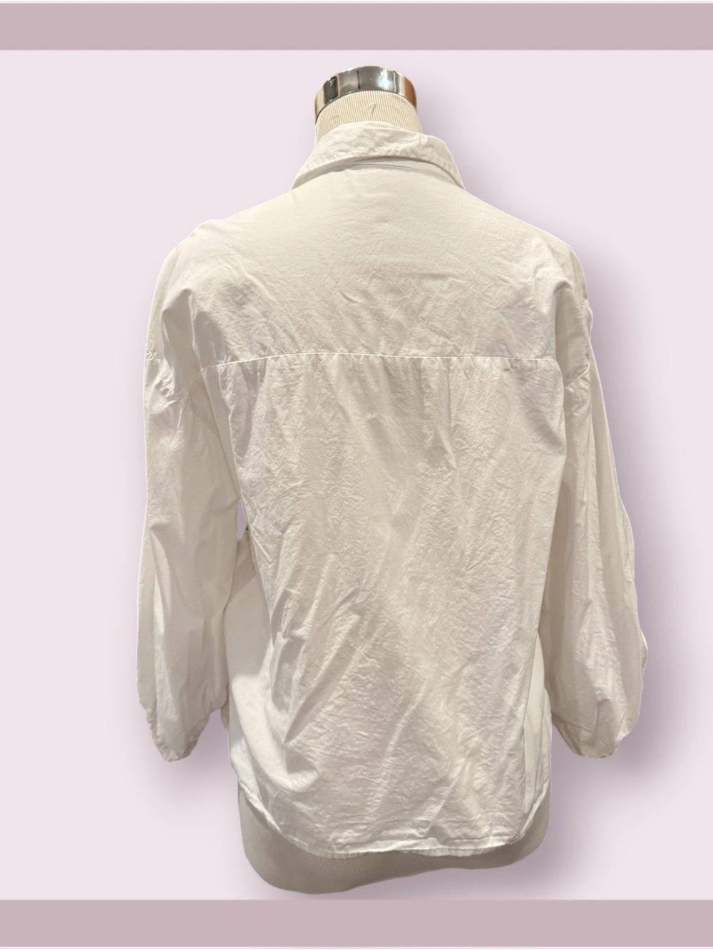 Zara White Floral Embroidered Shirt - Picture 5 of 7